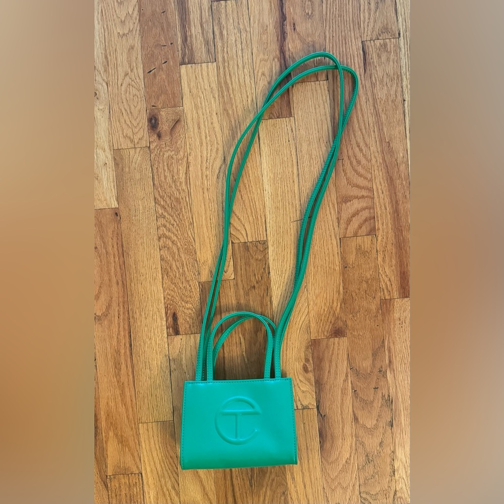 Mini Telfar Tote - Green - Perfect condition like new